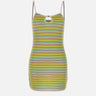 Mini abito a righe "Bourgeois" WSS26KW1291 01 CASABLANCA 