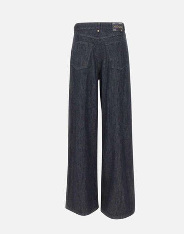 Jeans dritti in denim di cotone 2619181041600 001 'S MAX MARA 