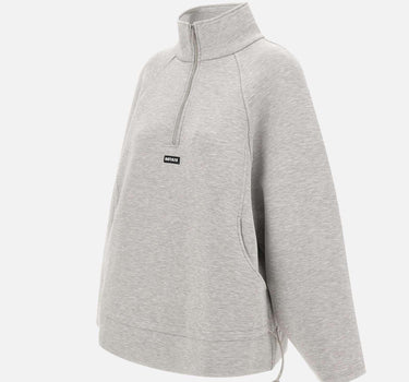 Felpa con mezza zip in scuba 116241 1472 ROTATE BIRGER CHRISTENSEN 