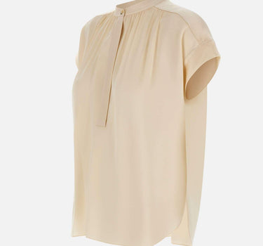 Blusa in seta con arricciature V181713198 154CRM VINCE. 
