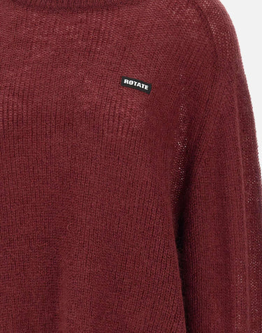 "Light knit logo sweater" 114565 2734 ROTATE BIRGER CHRISTENSEN 