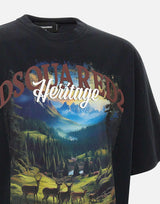 "Loose fit tee t-shirt" S74GD1467 S24583900 DSQUARED2 