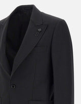 Blazer in fresco lana EQ6901E EQSK62408999 LARDINI 