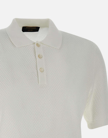 Polo in maglia di cotone organico 57113 20620002 GRAN SASSO 