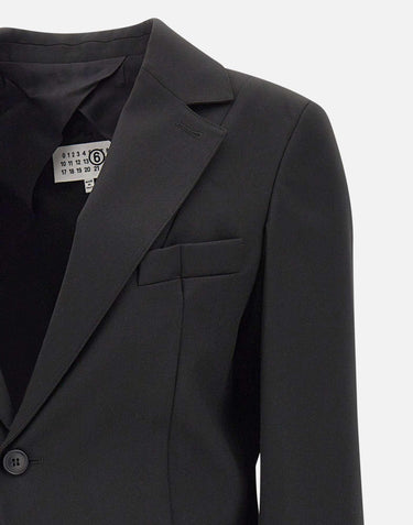 Blazer in viscosa S52BN0143 M35227900 MM6 MAISON MARGIELA 
