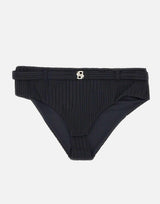 Slip bikini plissé con monogramma Double B 50561326 001 BOSS 