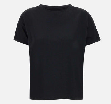 T-shirt "Basiluzzo" in cotone Supima BASILUZZO BLACK LOULOU DE SAISON 
