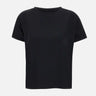 T-shirt "Basiluzzo" in cotone Supima BASILUZZO BLACK LOULOU DE SAISON 