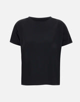 T-shirt "Basiluzzo" in cotone Supima BASILUZZO BLACK LOULOU DE SAISON 