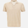 Polo in misto lino e cotone DC126102 BEIGE DELLA CIANA CASHMERE 