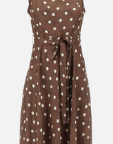 Abito in twill fantasia pois 2619221013600 002 'S MAX MARA 