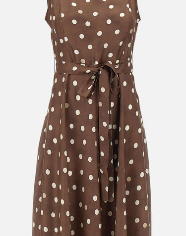 Abito in twill fantasia pois 2619221013600 002 'S MAX MARA 
