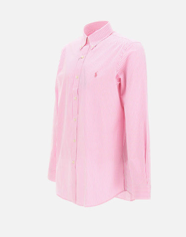 Camicia in popeline stretch a righe 710929346 002 POLO RALPH LAUREN 