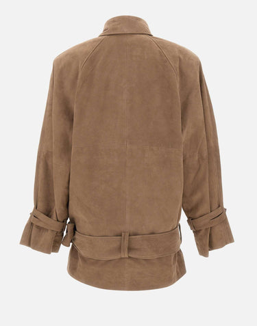 Giacca over in pelle scamosciata 115310 1683 ROTATE BIRGER CHRISTENSEN 