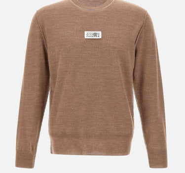 Maglia in lana con cuciture a contrasto SH0HL0010 M13037130 MM6 MAISON MARGIELA 