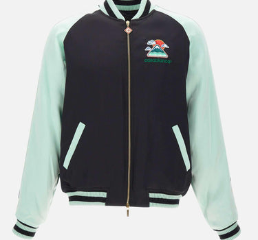 "Satin bomber jacket" MPF25JK383 01 CASABLANCA 