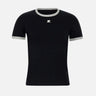 T-shirt "Signature contrast" VESJTS017JS0070 BLKHERWHITE COURREGES 