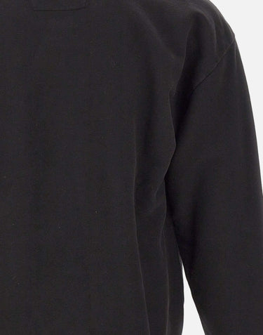 "Brushed and Emerized Diagonal Fleece Boxy Crewneck" 19CMSS058A 006372G999 C.P. COMPANY 