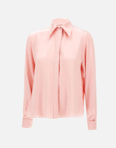Camicia in seta H225SHRT PINK HEBE STUDIO 