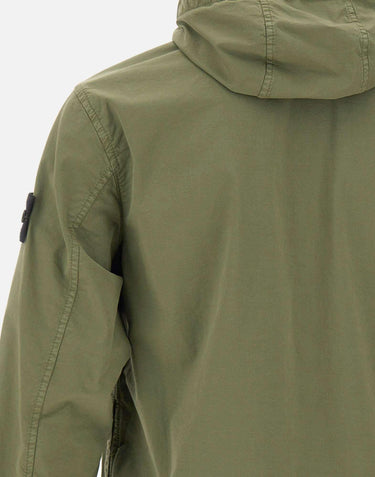 Giacca in twill di cotone stretch 4100077S0A10 V005G STONE ISLAND 
