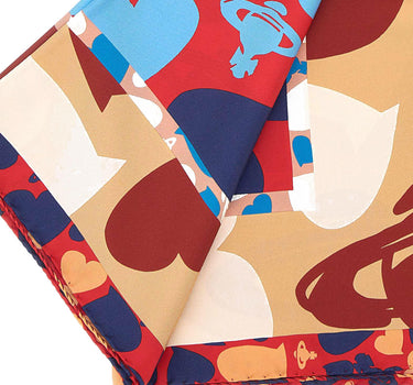 Foulard "Hearts and Orbs" 81030034 W01MFH401 VIVIENNE WESTWOOD 