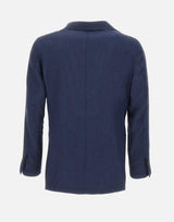 Blazer Jimmy in lino, lana e seta GJIMMY 35028003 BARBA 