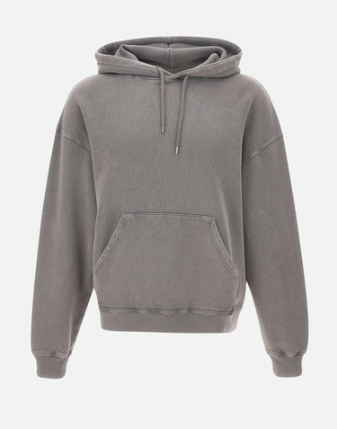 "Distort washed sweatshirt hoodie" A3434001 GREY AXEL ARIGATO 
