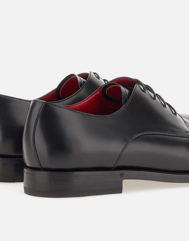Stringate "Derby" in pelle di vitello 242U0091 NERO BARRETT 