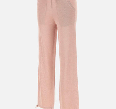 Pantaloni jogger in misto viscosa e lurex 197215 008 KANGRA 