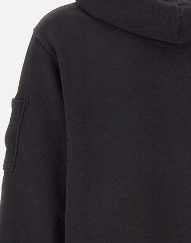"Brushed Emerized Diagonal Fleece hooded" RFCMSS719A 006372G999 C.P. COMPANY 