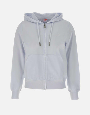 "Hoodie zip fleece sweatshirt" F35224 01 SUN68 