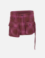 Mini skirt in cotone e lana 251WCR00136 CCC115AA114 THE ATTICO 