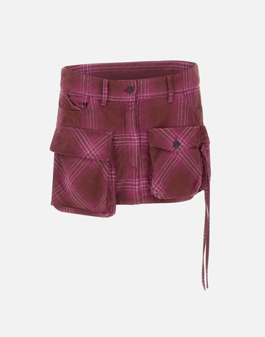 Mini skirt in cotone e lana 251WCR00136 CCC115AA114 THE ATTICO 