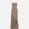 Abito lungo in chiffon con spalline 115519 816 ROTATE BIRGER CHRISTENSEN 