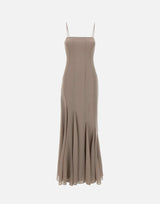 Abito lungo in chiffon con spalline 115519 816 ROTATE BIRGER CHRISTENSEN 