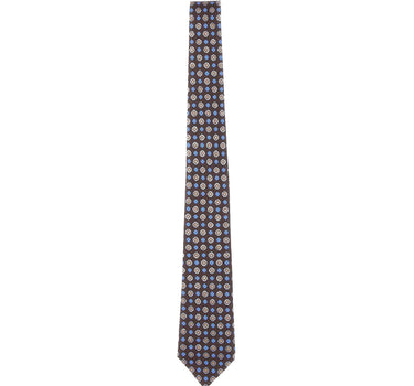 Cravatta in seta con micromotivo UCRVKRC01M3407 001 KITON 
