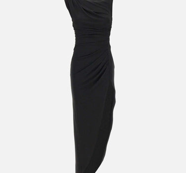 Abito in jersey crêpe con spallina gioiello AB90661E2 110 ELISABETTA FRANCHI 