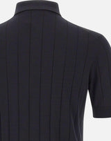 Polo in crepe di cotone PL1MC CR14C990 FILIPPO DE LAURENTIIS 