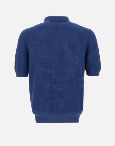 Polo in maglia di cotone organico 57113 18028580 GRAN SASSO 