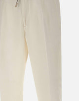 Pantaloni elasticizzati in cotone M75PANG03 TES0M11601 ELEVENTY 