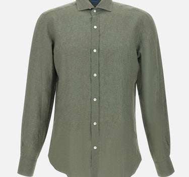 Camicia in  lino LFU02P0147029U 0003 BARBA 