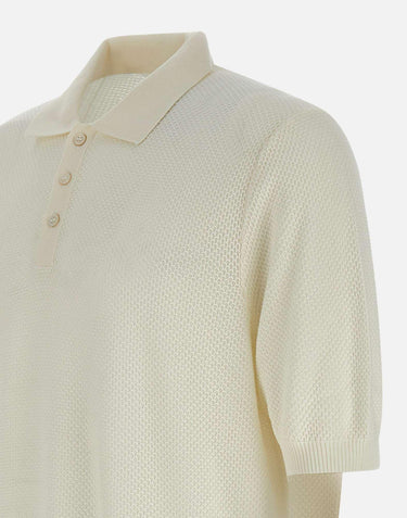 Polo in maglia di cotone organico 57113 18028005 GRAN SASSO 