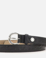Cintura in pelle con fibbia tonda CNK00957 STEMUNERO GIANNI CHIARINI 