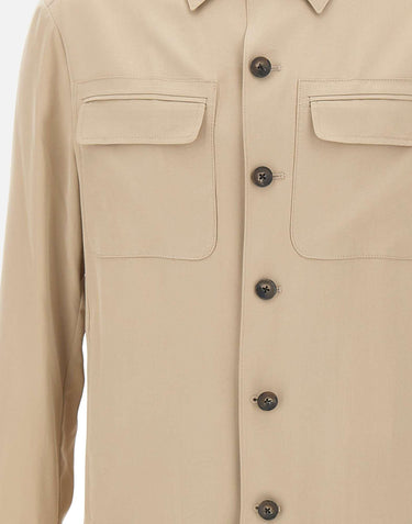 Giacca overshirt in lyocell 9C36SH653E SG99837 PAL ZILERI 