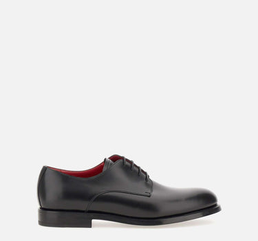 Stringate "Derby" in pelle di vitello 242U0091 NERO BARRETT 