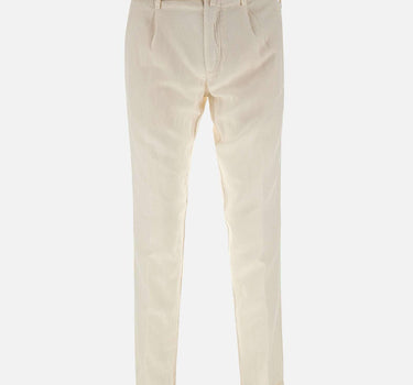 Pantaloni "Zeus P" in lino e cotone 24M19L80 04 MYTHS 