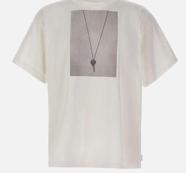 T-shirt over con stampa chiave SH0GC0068 M20050101 MM6 MAISON MARGIELA 