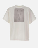 T-shirt over con stampa chiave SH0GC0068 M20050101 MM6 MAISON MARGIELA 