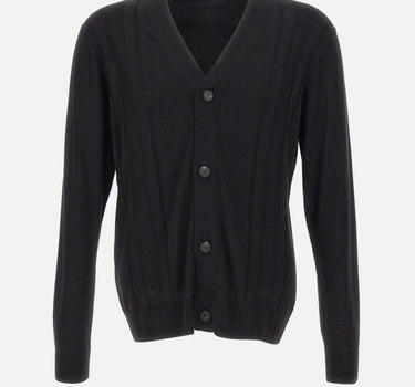 Cardigan "Moore" MOOREPWE2608 NERO TAGLIATORE 