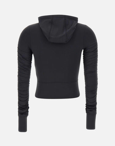 "Ruched Track Top" JW2807 BLACK ADIDAS 